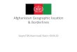 Afghanistan borders