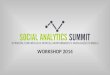 Workshop social analytics summit como escolher a metrica perfeita