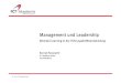 Management und Leadership - Blended Learning in der Führungskräfteentwicklung