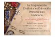 La Programación Didáctica en Educación Primaria para Andalucía