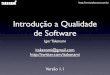 Introdução a Qualidade de Software