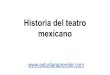 Historia del teatro en México