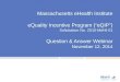 MeHI eQuality Incentive ProgramSolicitation No. 2015-MeHI-01 Question & Answer Webinar - November 12, 2014