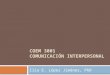 COEM 3001 Comunicación interpersonal