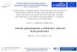 Varga Gábor: Uniós pályázatok a Miskolci Városi Könyvtárban