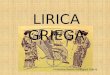 LíRica Griega 2