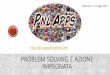 Le slide dell'Incontro residenziale di PNL Apps alla diga di Ridracoli "Problem Solving e Azione impegnata"