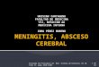 meningitis absceso cerebral