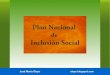 Plan nacional de inclusión social