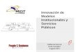Innovación de Modelos Institucionales y Servicios Públicos