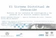 El Sistema Distritual de Innovación: Análisis de los contratos de investigación y las patentes distrito cerámico Castellón