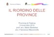 Riordino Province PD TV