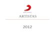 Portafolio de artistas para despedidas de fin de año  sony music 2012