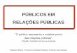 Públicos e pesquisa em Relações Públicas