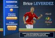 Plaquette sponsoring Brice LEVERDEZ (Badminton)