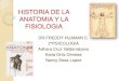 Historia de la anatomia y la fisiologia