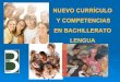El Nuevo Curriculum Bachillerato Lenguas
