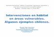 “Intervenciones en hábitat en áreas urbanas vulnerables. Algunos ejemplos chilenos”. Por Ricardo Tapia (Chile)