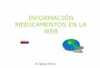 Informacion  medicamentos en la web