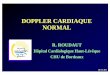 Doppler cardiaque normal