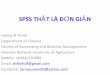 Spss lesson #1 #4.1 (Vietnamese)