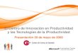 El Centro de Innovación en productividad y las tecnologías de la iproductividad