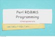 Perl RDBMS Programming(DBI/DBIx::Sunnyのはなし)