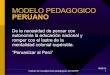 Modelo pedagogico peruano