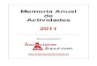 Memoria Anual Actividades 2011 - Ilusionistas Sin Fronteras
