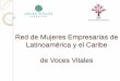Presentación : Red de Mujeres Empresarias de Voces Vitales