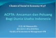Acfta ancaman dan peluang dunia usaha indonesia