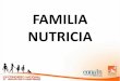 Familia Nutricia. Dra Myrian Sánchez