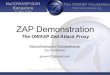 OWASP Zed Attack Proxy Demonstration - OWASP Bangalore Nov 22 2014
