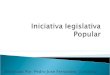 Iniciativa legislativa popular