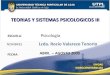 Teorias Y Sistemas Psicologicos Iii (Nuevo)