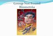 Group Not Found - Biometria