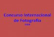 Concurso internacional de fotografia (2008)