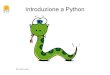 Introduzione a Python