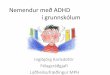 ADHD glærur eftir Ingibjörgu Karlsdóttur