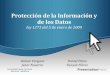 Protección de la Información y de los datos ley 1273 del 5 de enero del 2009