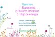 1. Ecosistema 2.Factores limitativos3. Flujo de energía