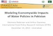 Country-Wide Water-Economy Links: An Integrated Modeling Approach with Application to Pakistan By Arthur Gueneau, IFPRI