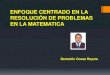 Enfoque centrado en la resolucion de problemas en la matematica ccesa007