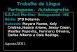 Trabalho de Língua Portuguesa- Profª Rosiane-