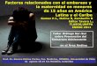 Factores relacionados con el embarazo y la maternidad en menores de 15 años en América Latina y el Caribe