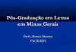 Pós-Graduação em Letras em Minas Gerais