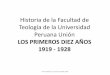 Historia del Instituto Industrial de Miraflores
