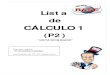 Lista cálculo1(p2) 2011