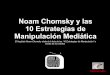 Noam chomsky y las 10 reglas de manipulación mediatica