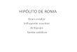 HIPOLITO DE ROMA-TOMAS DE AQUINO-NOVACIANO-AGUSTÍN DE HIPONA